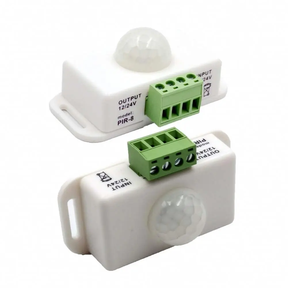 PIR Infrared Motion Sensor Detector 12V~24V Strip Light Motion Sensor Switch PIR Human Body Motion Sensor Detector