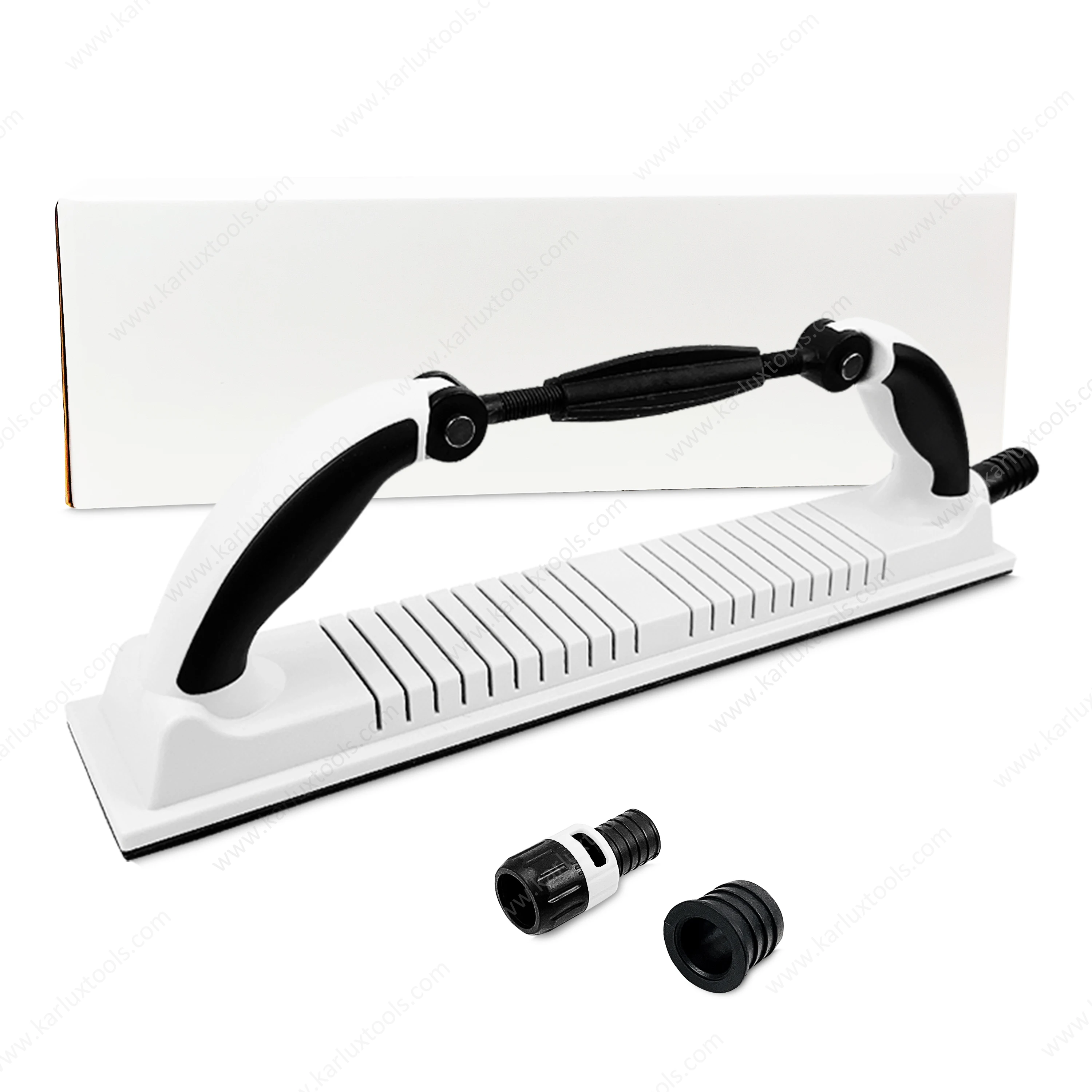 Factory Price 70*400mm Adjustable Hook & Loop Dust Free Extraction Plastic Flexile Grinding Block Hand Sanding Longboard