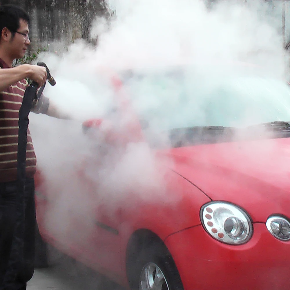 20bar high pressure LPG gas mobile steam car wash machine for door to door car wash