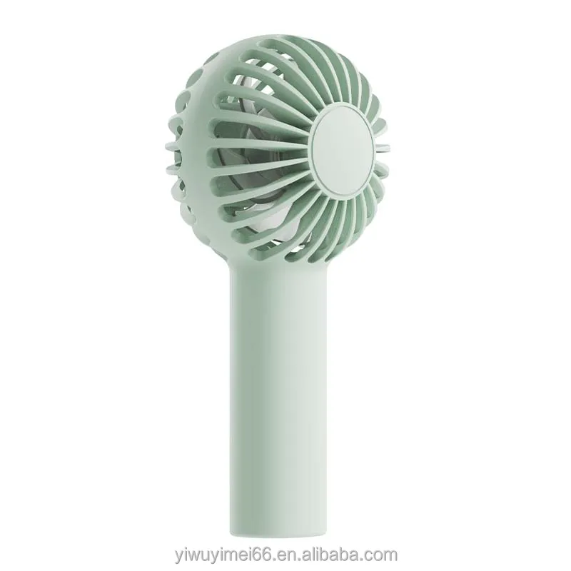 USB Rechargeable Mini Portable Powerful Handheld Fan Cute Design 3 Speed Personal Small Desk Fan with Base Lightweight Makeup