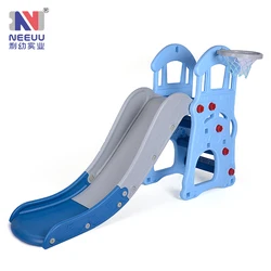 LY08501 Castle Combination Kids Plastic Slide and Swing with EN71-TUV