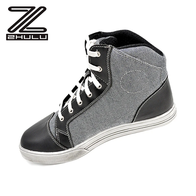 Popular reflective Motorbike shoes Recreational protective motorcycle riding boots