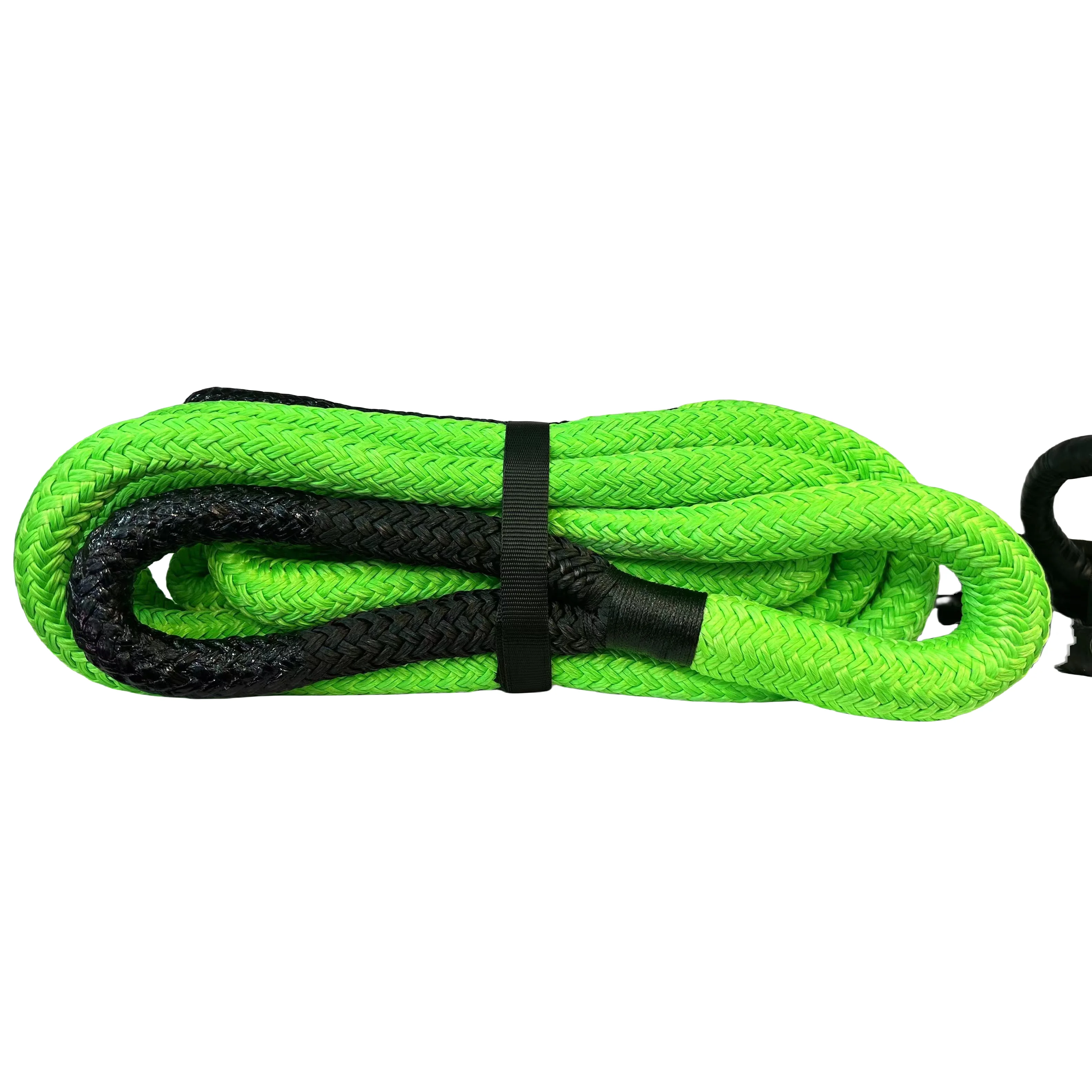 custom 19mm x9M PA6 nylon synthetic Towing Strap rope for marine trailer winch boat winch