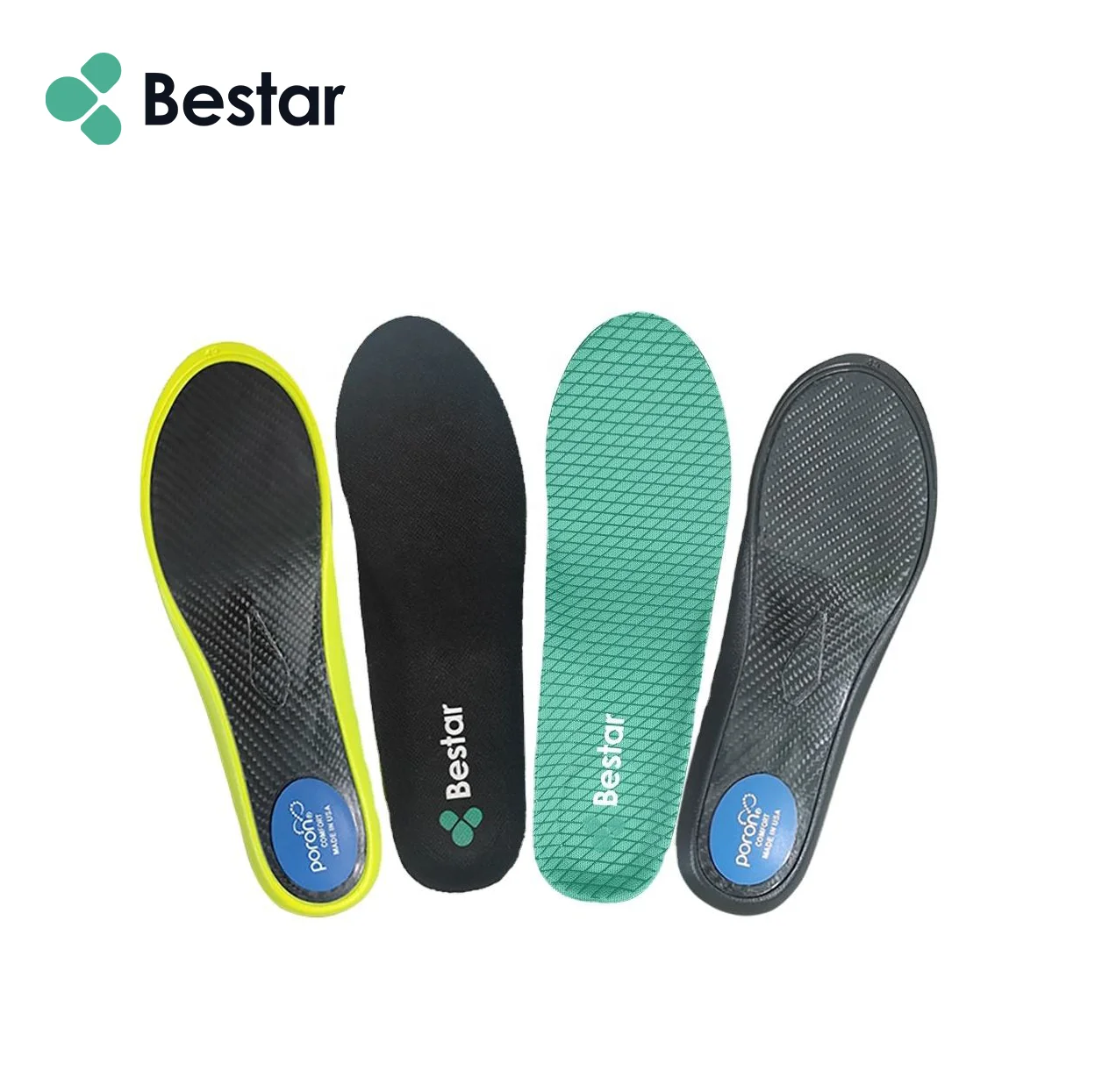 Real Carbon Fiber Performance Insoles Sports Fitness Arch Support Sports Arch Orthotic High Quality Insole