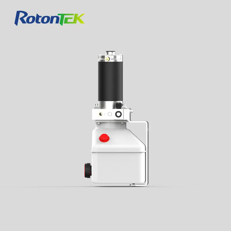 Rotontek 24V 800W 1200W Hydraulic Power Unit 20 m p For Lift Platform Trolleys