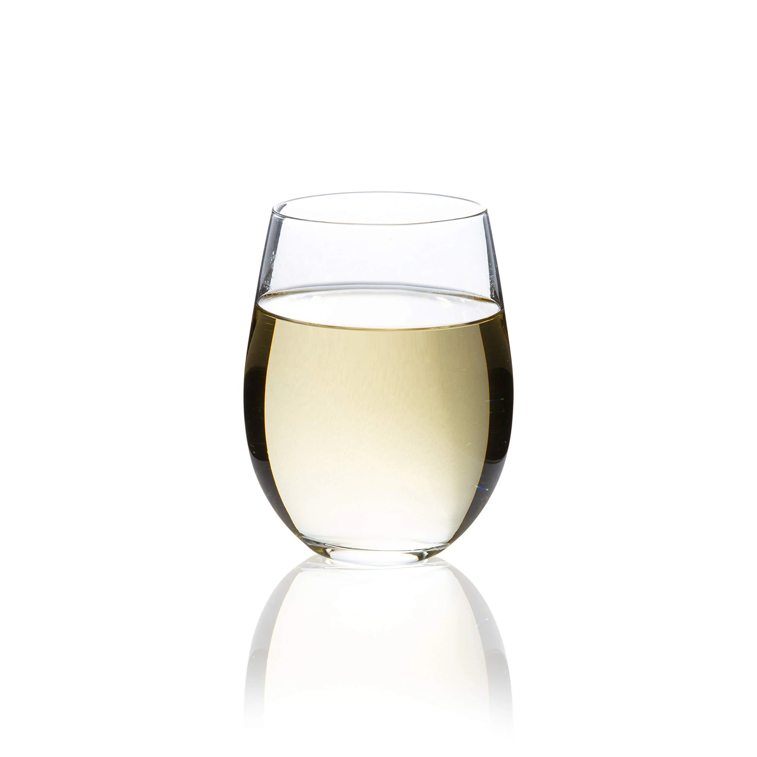 20 oz Modern Large Size  Enhanced Aeration Durable Sleek Drinking Tumbler Red White Stemless Wine Glass
