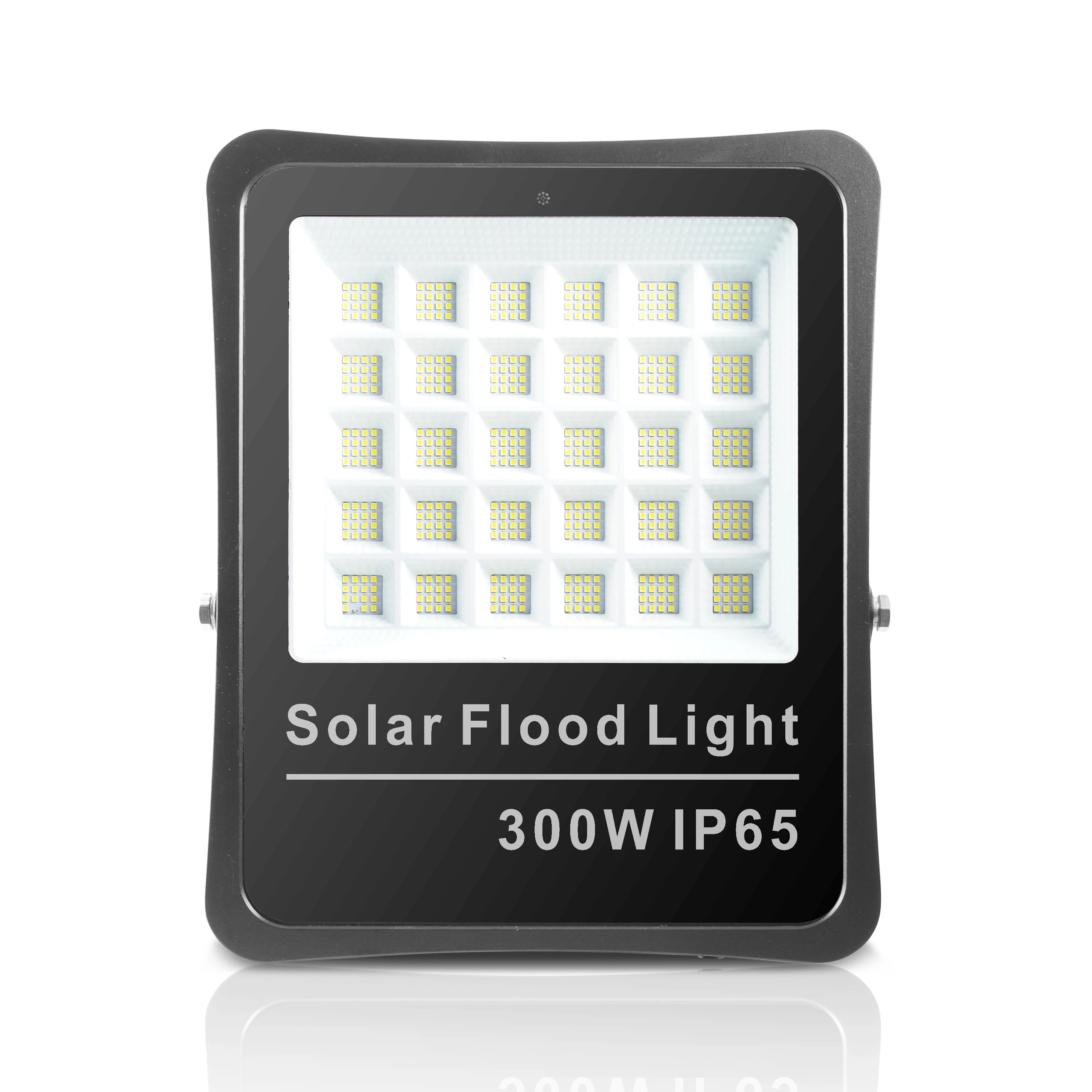 HESHI 300W LED Outdoor Solar Flood Light Street Security Wall Floodlight Dusk to Dawn Remote Control Timer