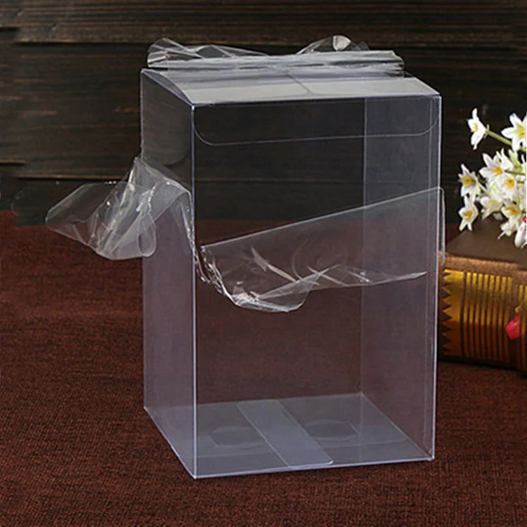 Hot Sale Custom Foldable Clear PET Transparent Box Hard Plastic Packaging