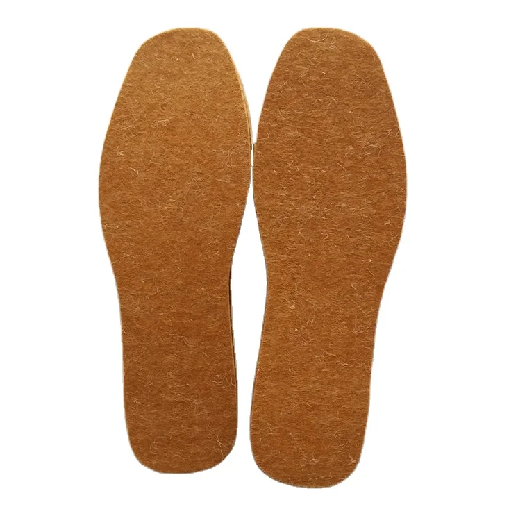 Factory directly selling high quality fiber orthopedic insole board pure wool felt shoe insole