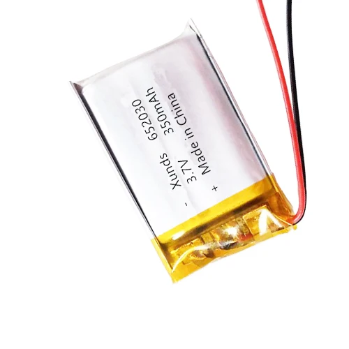 Smart lipo polymer lithium battery 652030 3.7 v 350mah li-ion  battery