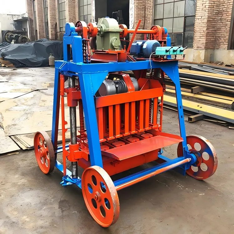Brick making machinery concrete block making machine small mobile brick block maker machine