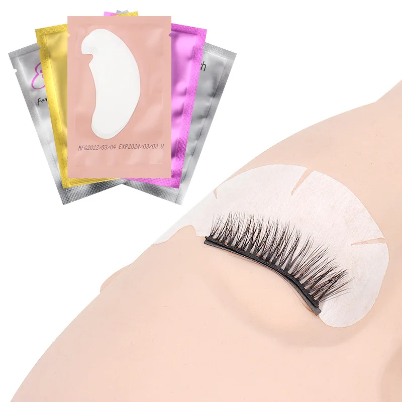 Newest U Type Disposable  Anti Dark Circle Collagen Eye Crystal Mask Hydrogel Patches Eyelash Extensions Gel Under Eye Pads