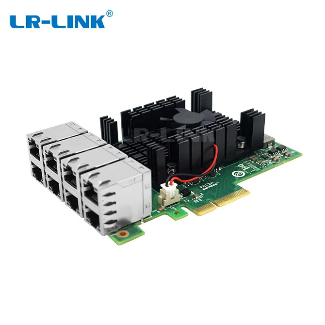 Pci express сервер Intel I350 чипсет 8 портов Gigabit ethernet rj45 сетевая