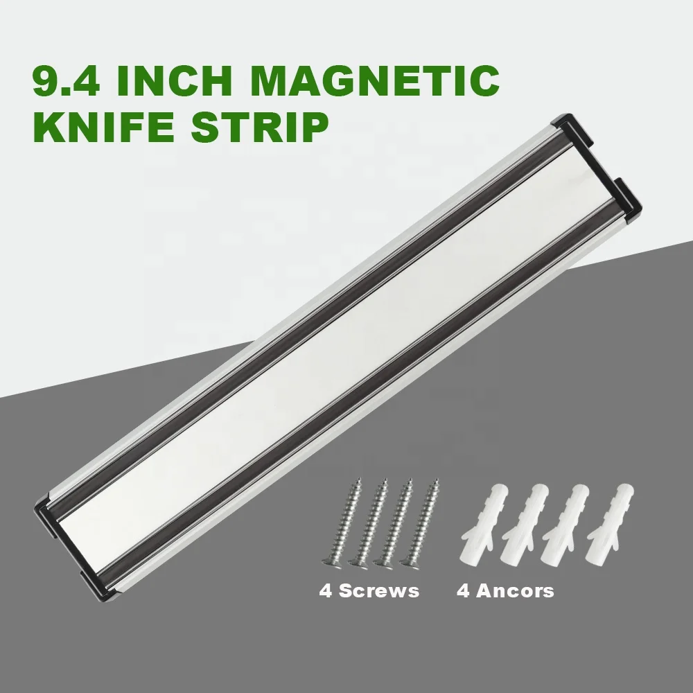 9,3 дюймовый настенный магнитный держатель для ножей из нержавеющей стали, барный органайзер для инструментов