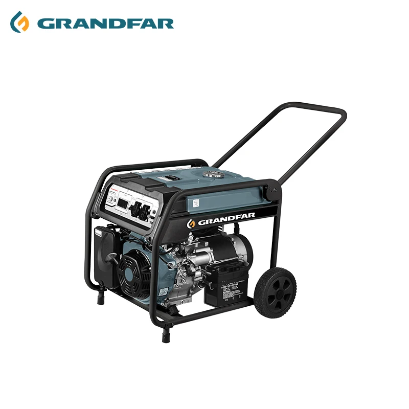 Grandfar 110 В 220 в портативный 1 кВт бесшумный мини-бензиновый генератор