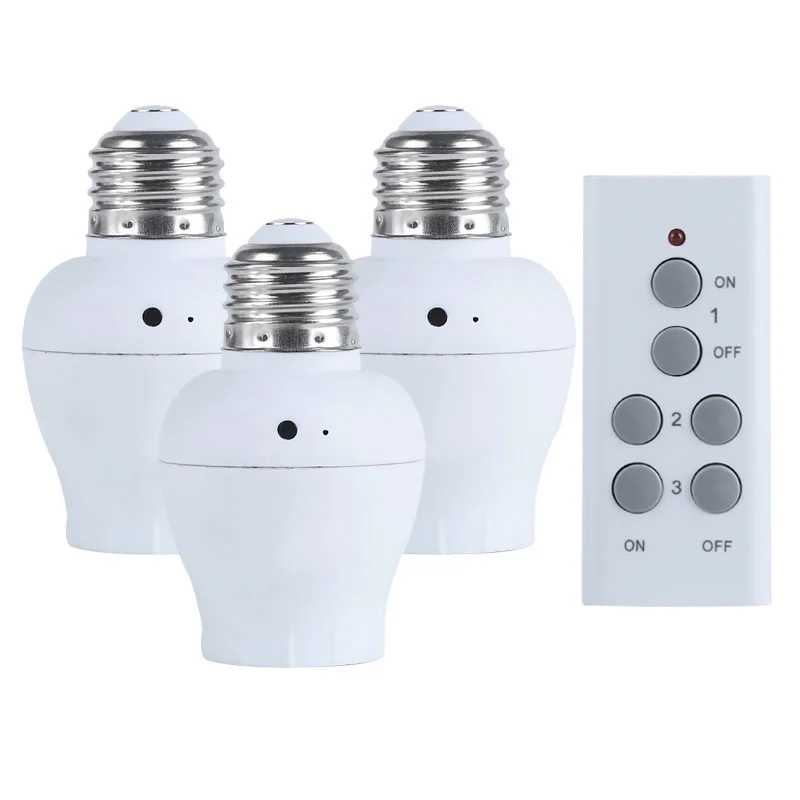 Цоколь лампы с дистанционным управлением E26/27 винтового типа