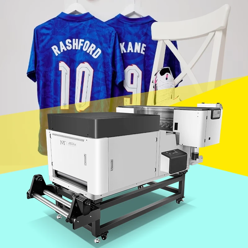 Increase Print Speed by 20% All in One A1 A2 A3 PET Film DTF Printer  for T-shirt / Hoodies With two Epson I3200 Printhead