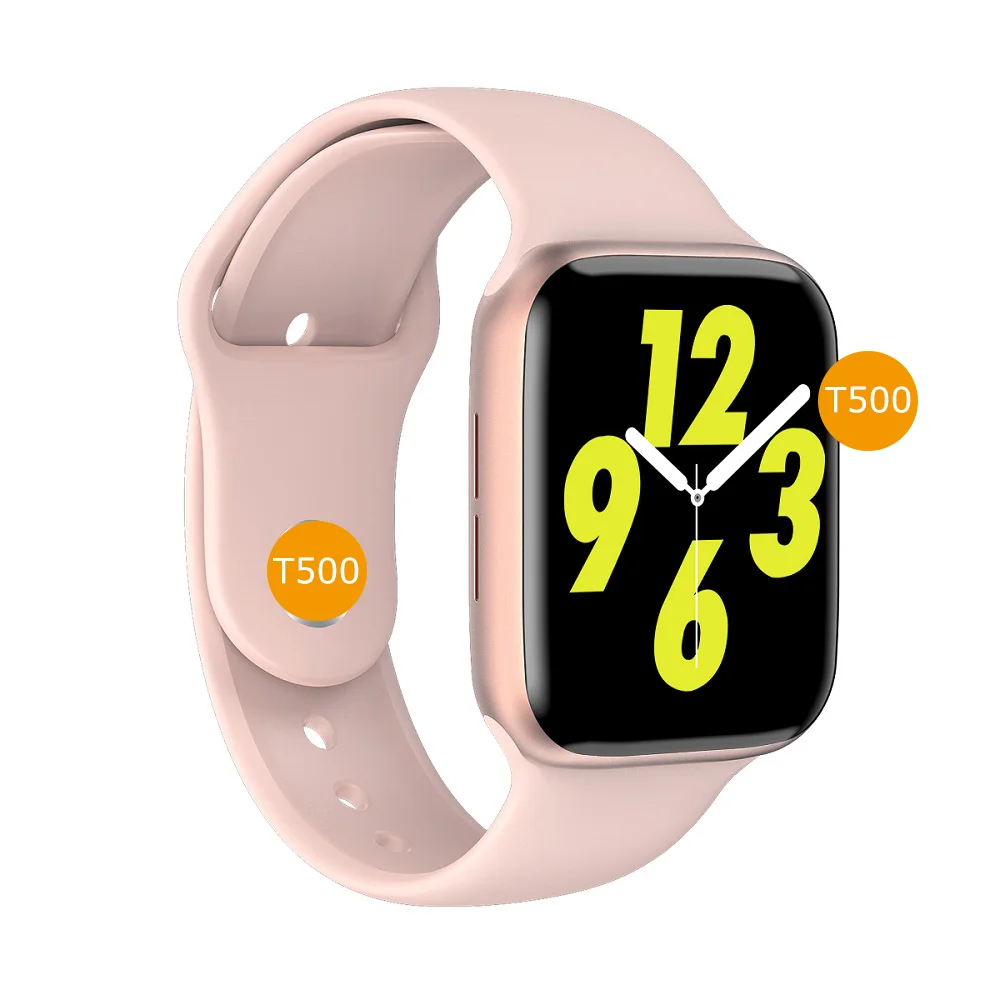Телефоны Ios Android пылезащитный фитнес-трекер Montre Intelligente T500 Hiwatch умные часы цена Wach