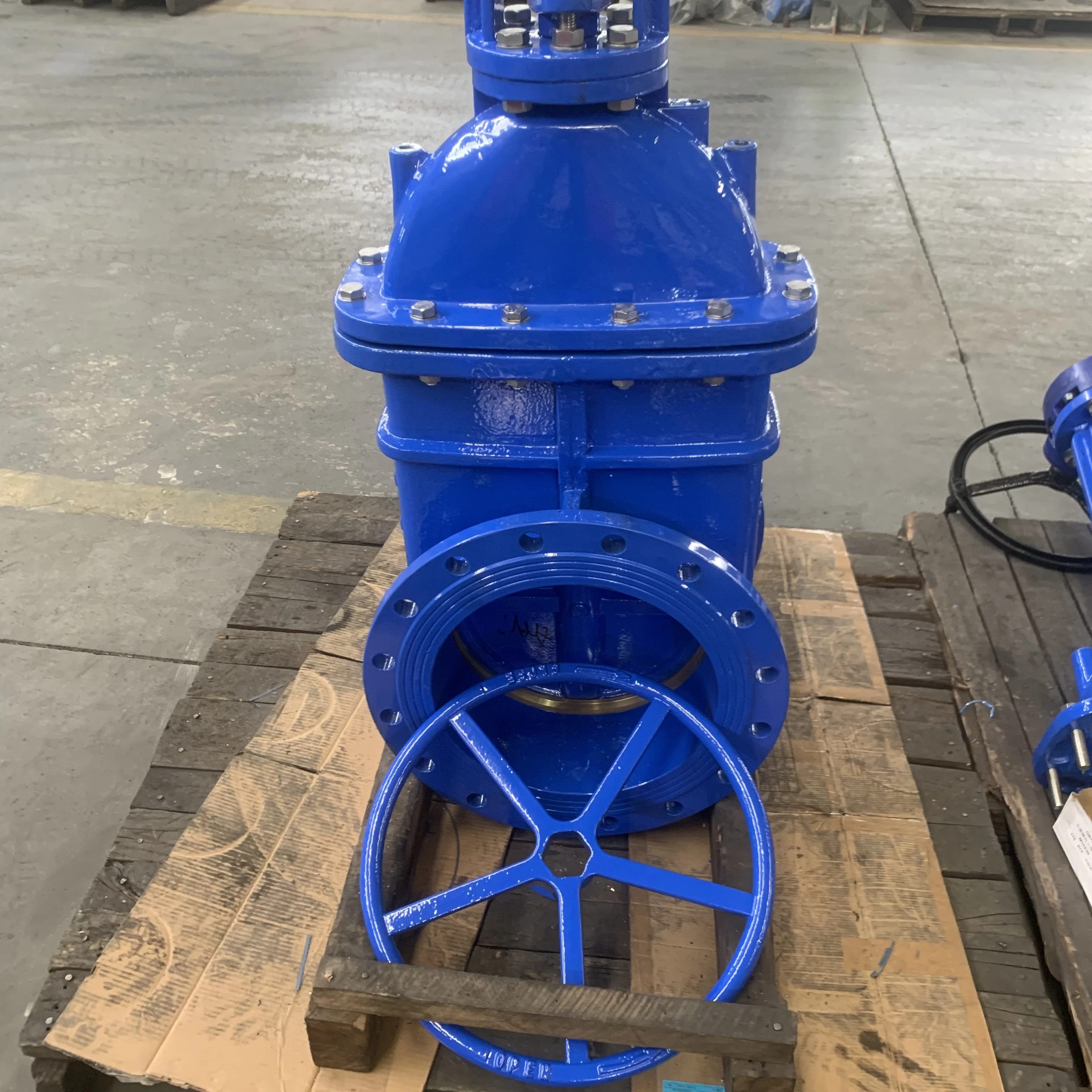 DIEN 1171N3352 Resilient Seated Gate Valve Big Size DN350-DN800 Manual Hydraulic Pneumatic Water High Temperature General Oil