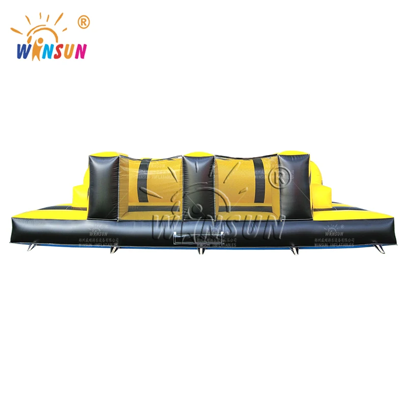 WINSUN double-barrelled Inflatable party rental rent organization obstacle dual race outdoor event playground for Kids Party