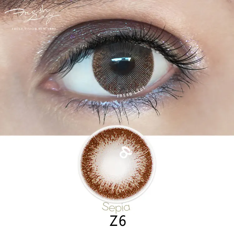 New & Original colour contact lens glass vial lenses colored eye