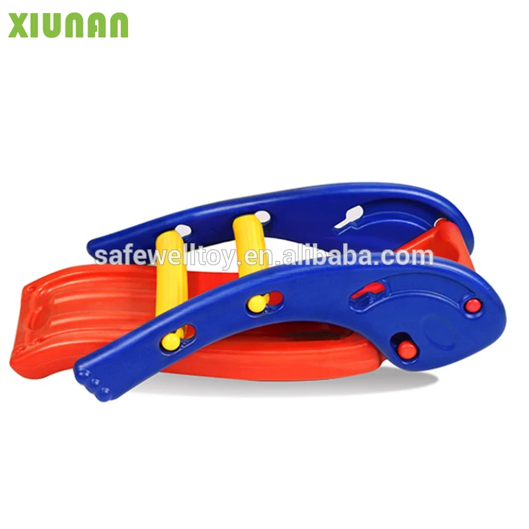 XIUNAN XSL001 CE proved kids plastic foldable slide indoor playground equipment children plastic slide kids indoor slide