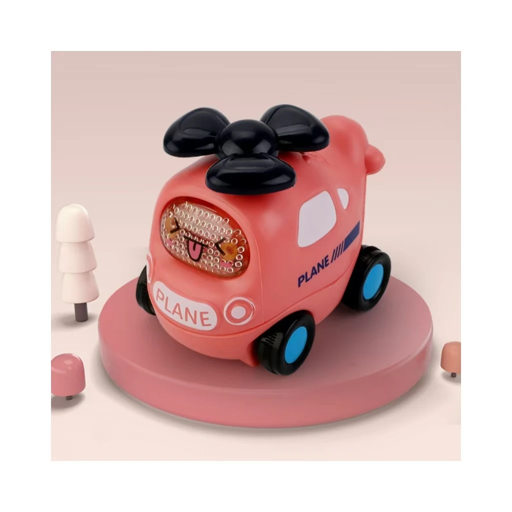 New Children Pull Back Car Toys Cartoon Die Cast Inertia Small Car Toy School Bus Set Mini Racing Car Birthday Gifts For Kids
