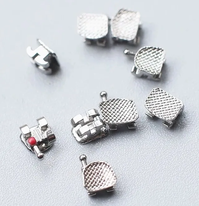 Dental orthodontics fixed teeth with high quality metal brackets/Dental orthodontic materials high-grade  metal brackets