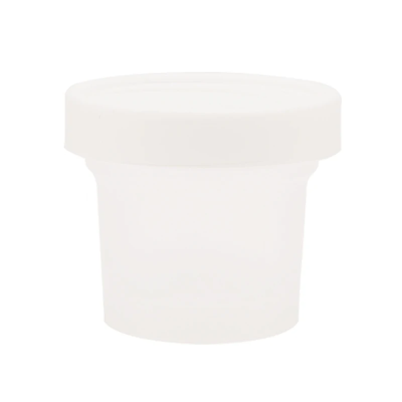 Многоразовая пищевая пластиковая чашка для мороженого круглая десерта пудинга с крышкой