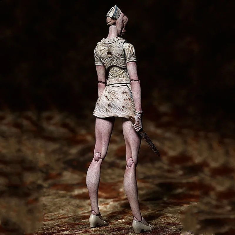 15cm movie Silent Hill Faceless nurse action figure movable pvc model toy