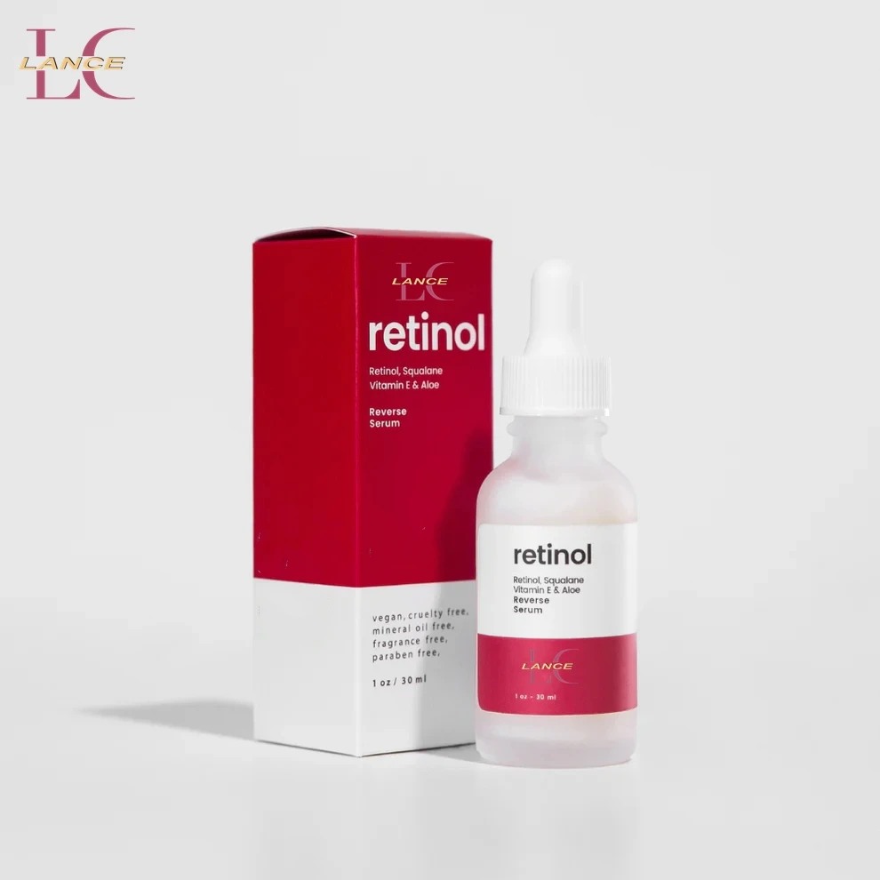 Lance Private Label Pure Retinol Face Serum Firming Reduces Fine Lines Anti Wrinkle Retinol Reverse Facial Serum