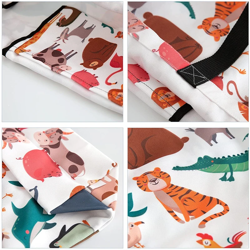 Wholesale Customizable Tote Canvas Bags Travel Shopping Beach Shoulder Bags Various Patterns Available