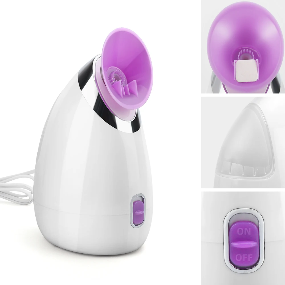 Facial Care Appliances Nano Ionic Facial Steamer Hot Cleaner Deep Cleaning Face Sprayer Machine Beauty Steaming Device