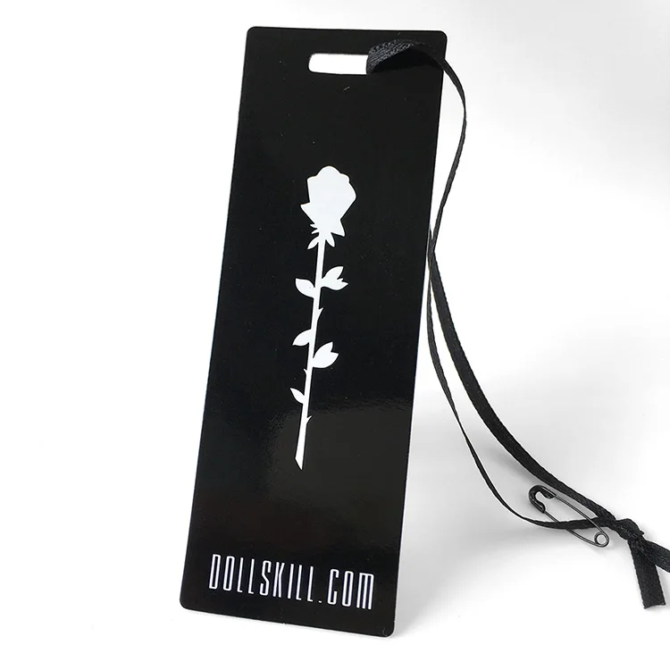 Premium Matt or Fabric Recyclable Hair Shoe Jeans Glossy Hang Tags