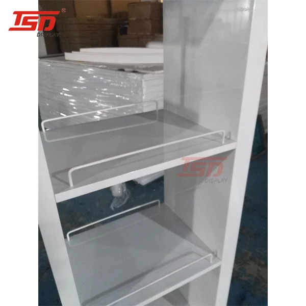 custom retail store wood mineral water soft drink melon bottle display shelf  rack stand