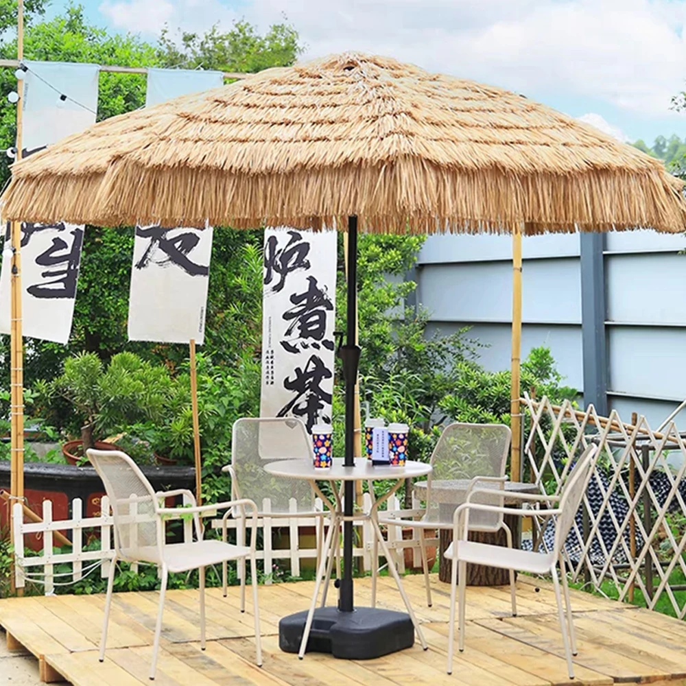 OEM Umbrellas Thatch Patio Umbrellas Tropical Palapa,Raffia Hut Hawaiian Hula Beach Umbrellas/
