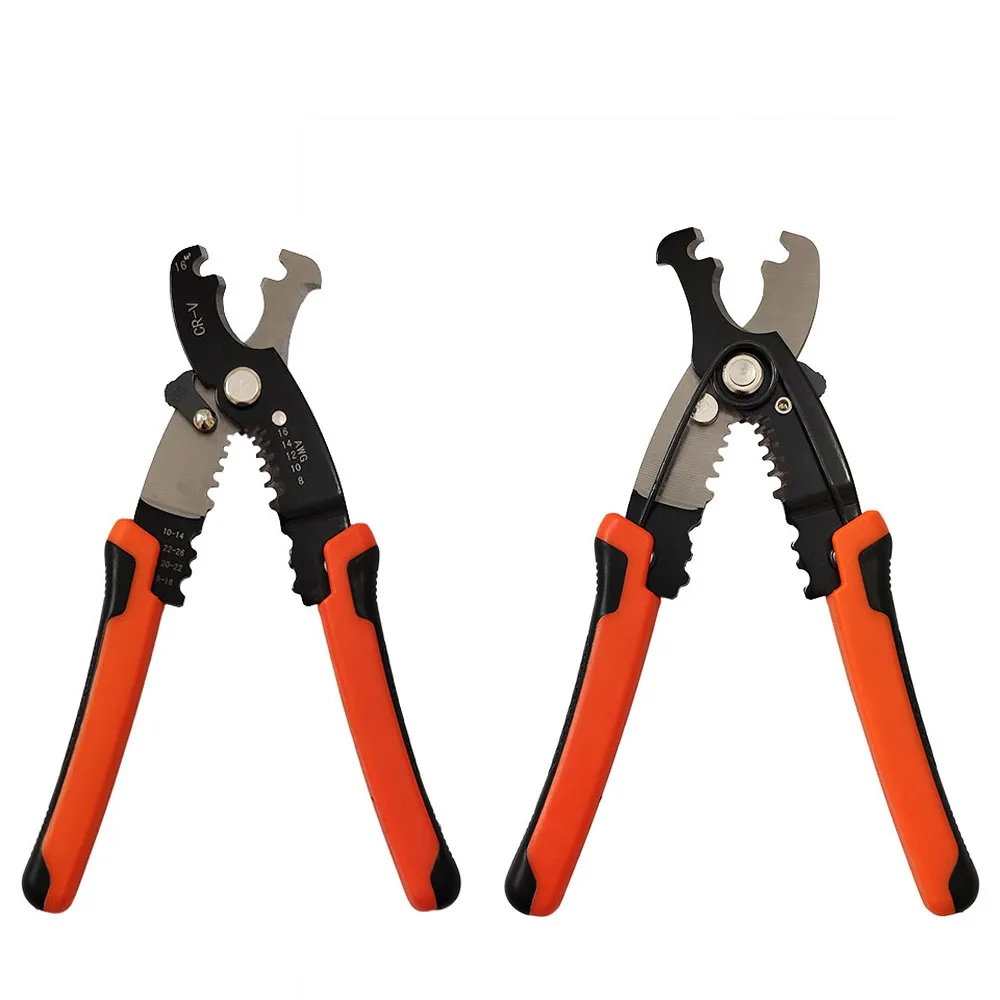 Multifunctional Cable Cutter Plier 8-16 AWG Wire Stripper Tool