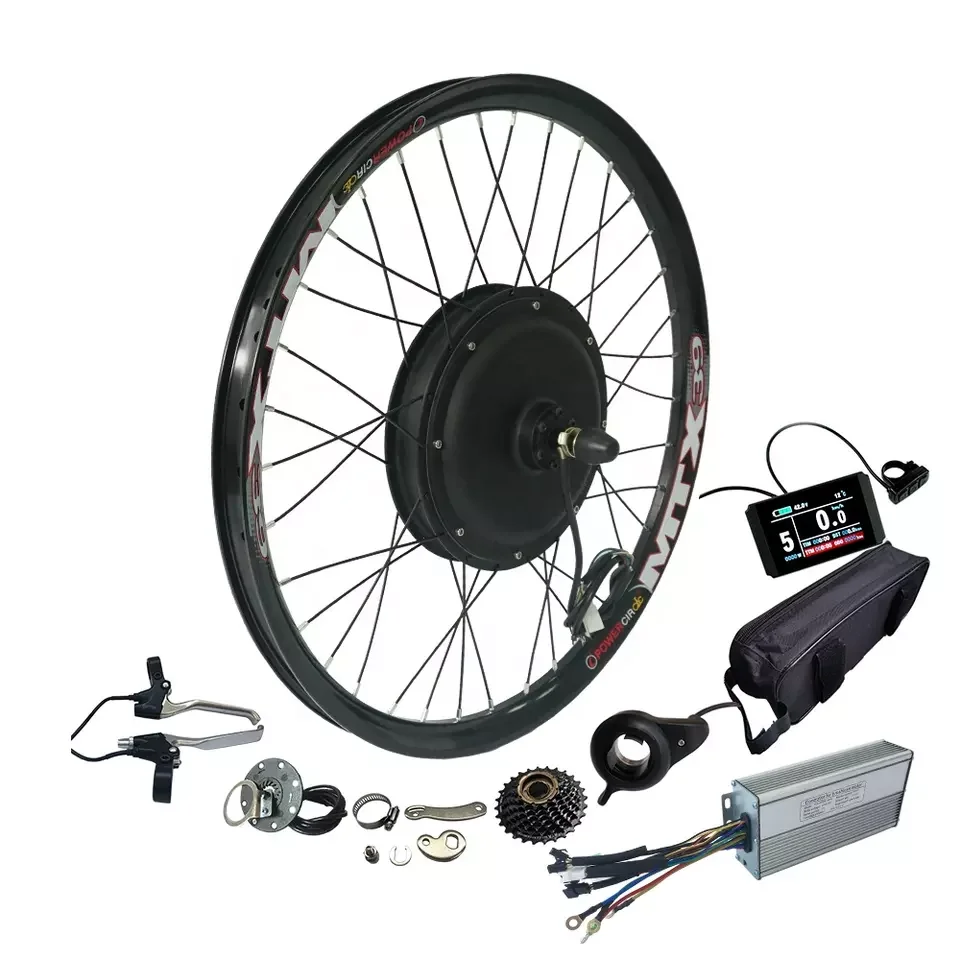 США Бесплатная доставка 48 в 52 72 2000 Вт MTX бесщеточная Ступица колеса мотор для велосипеда комплект преобразования электрического электровелосипеда с LCD8H