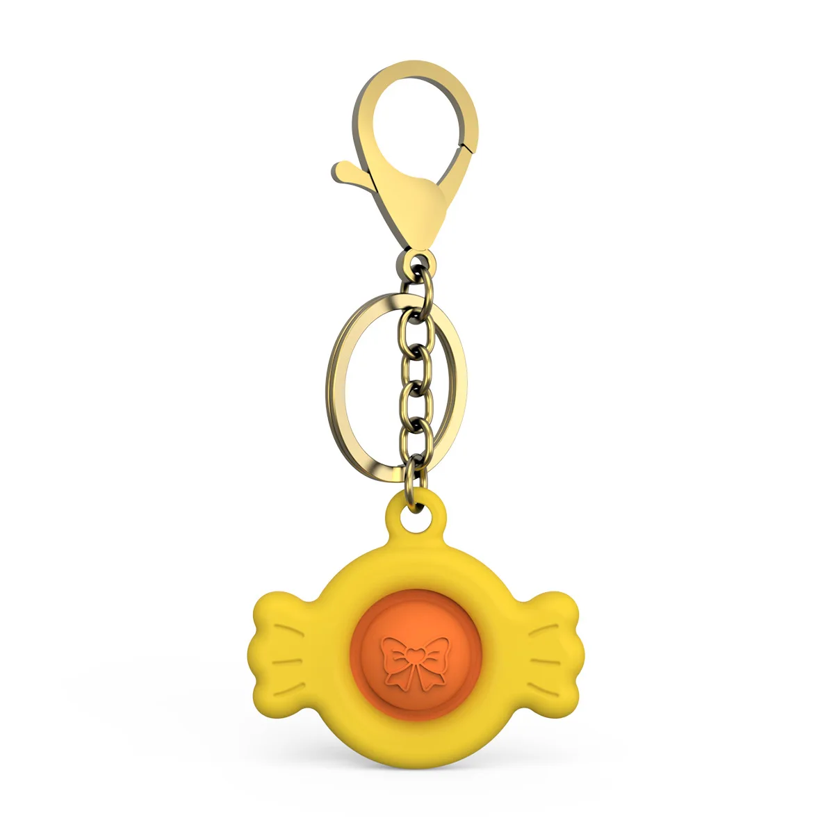 
Wholesale Price Push Bubble Keychain Simple Stress Relief Key Ring Fidget Hand Toys Handheld Mini Fidget Toy 