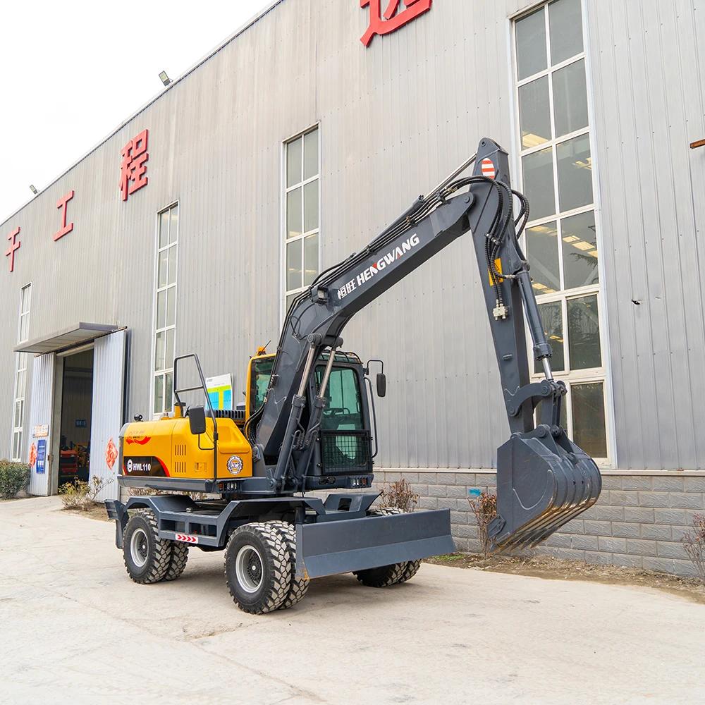 Hengwang bucket wheel excavator 4 5 8 ton Hydraulic small Escavator Digger Bagger