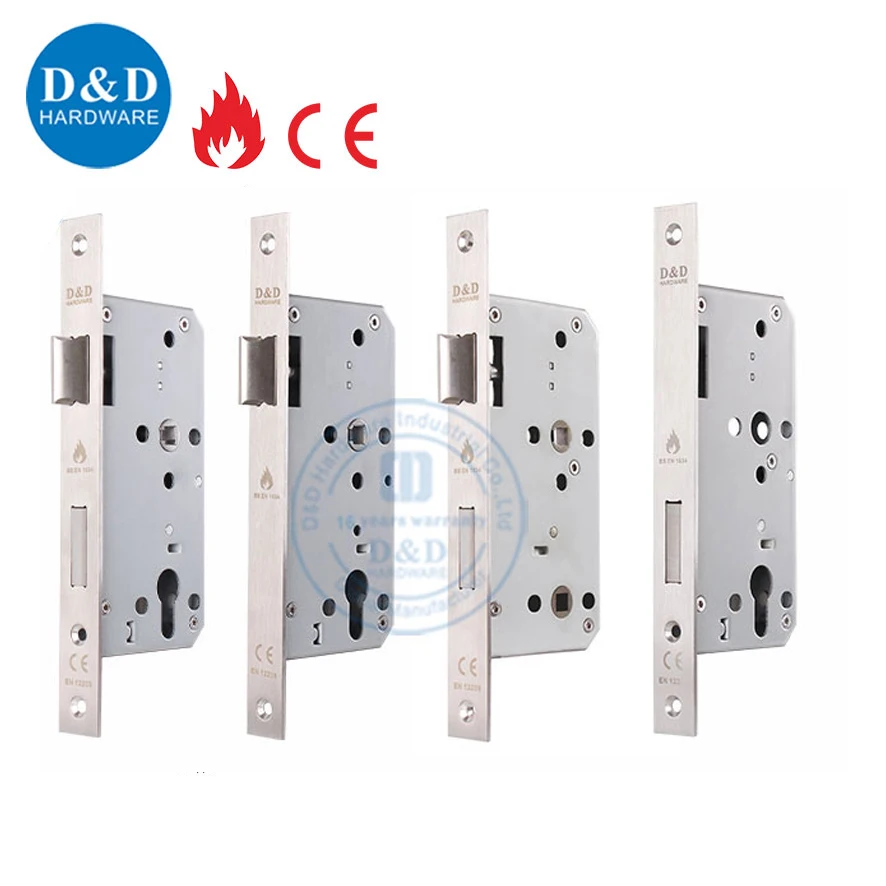 Stainless Steel Accessories Hardware UL CE Fire Rated Door Stop Handle Closer Mortise Lock Concealed Butt Hinge
