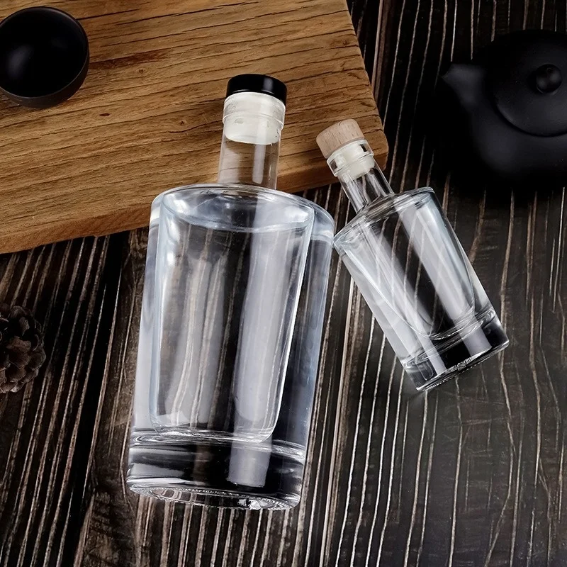 empty 750ml 500ml 275ml small sparkling glass bottle corks packaging for wine empty gift box china manufacturers