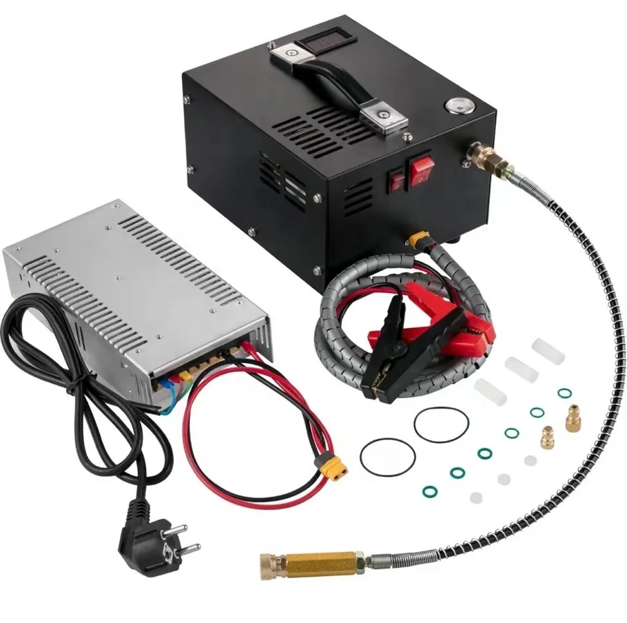 compressor Air pcp 110v 220v 12 v 300bar 4500 psi 30 mpa Diving Equipment Oilless PCP Air Compressor