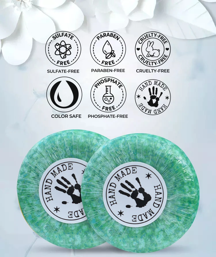 Wholesale Private Label 55g Shampoo Soap Organic Vegan Natural Shampoo Bar Hair Clean Shampoo  Bar Soap