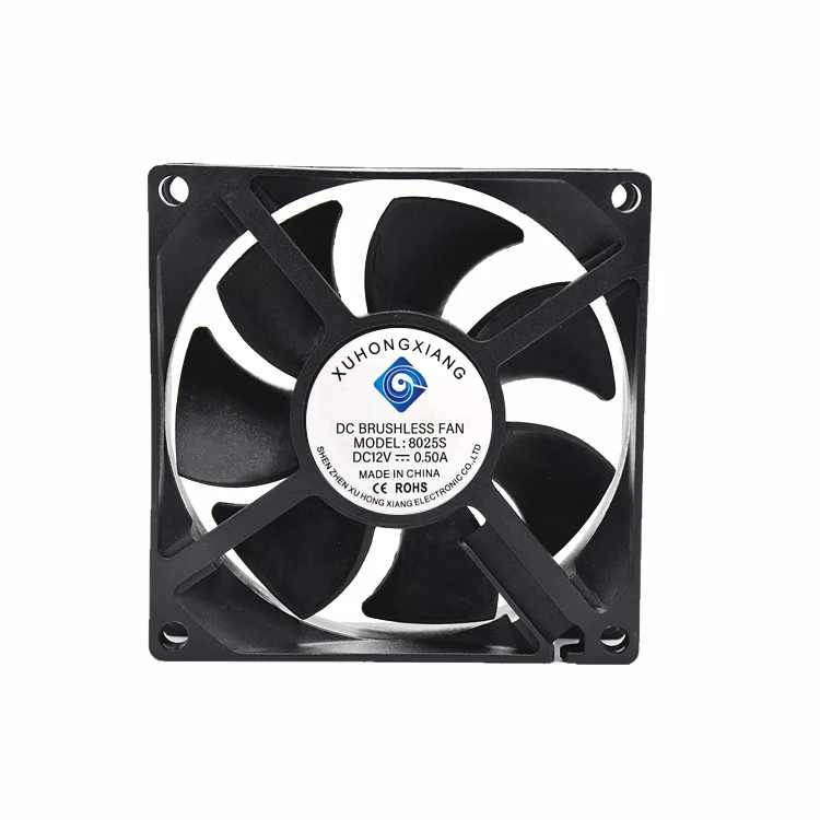 8025 Cooling Fan 80mm Fan 80mm 80x80x25mm 8025 24v Small Dc Brushless Computer Cpu Cooling Fan 12v Micro Mini Powerful Coole