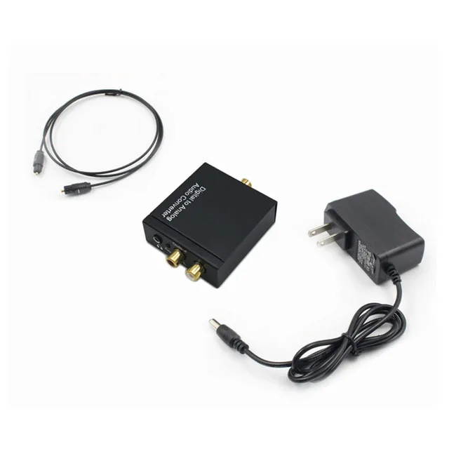 3.5mm Optical Coaxial Toslink Digital to Analog Audio Adapter Converter RCA L/R