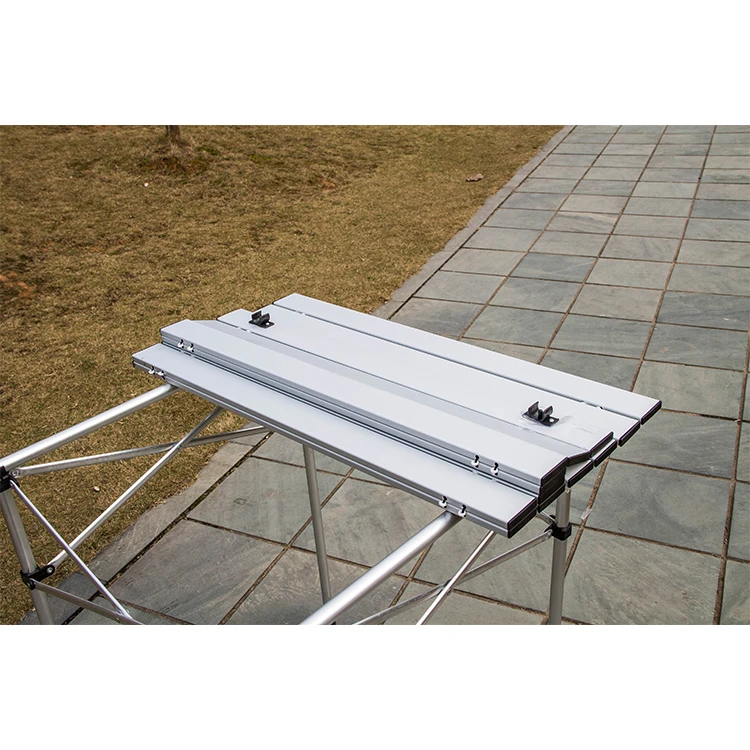 Custom Small Alloy Outdoor Portable Picnic Table Folding Beach Table