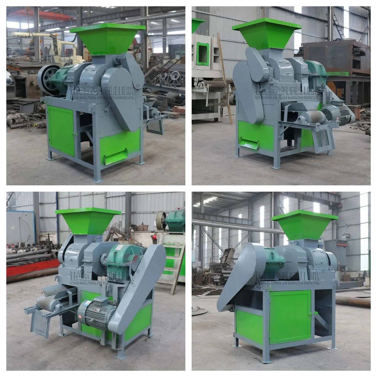 Factory Hot Sale 1 Ton Per Hour Cheap Bbq Charcoal Ball Shape Wood Sawdust Roller Coal Briquette Machine Production Line
