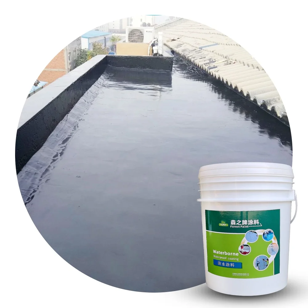 High Efficient Water Resistance And Leakage Chemical On The Roof External Building Crack Protect WaterProof Polyurethane Coating