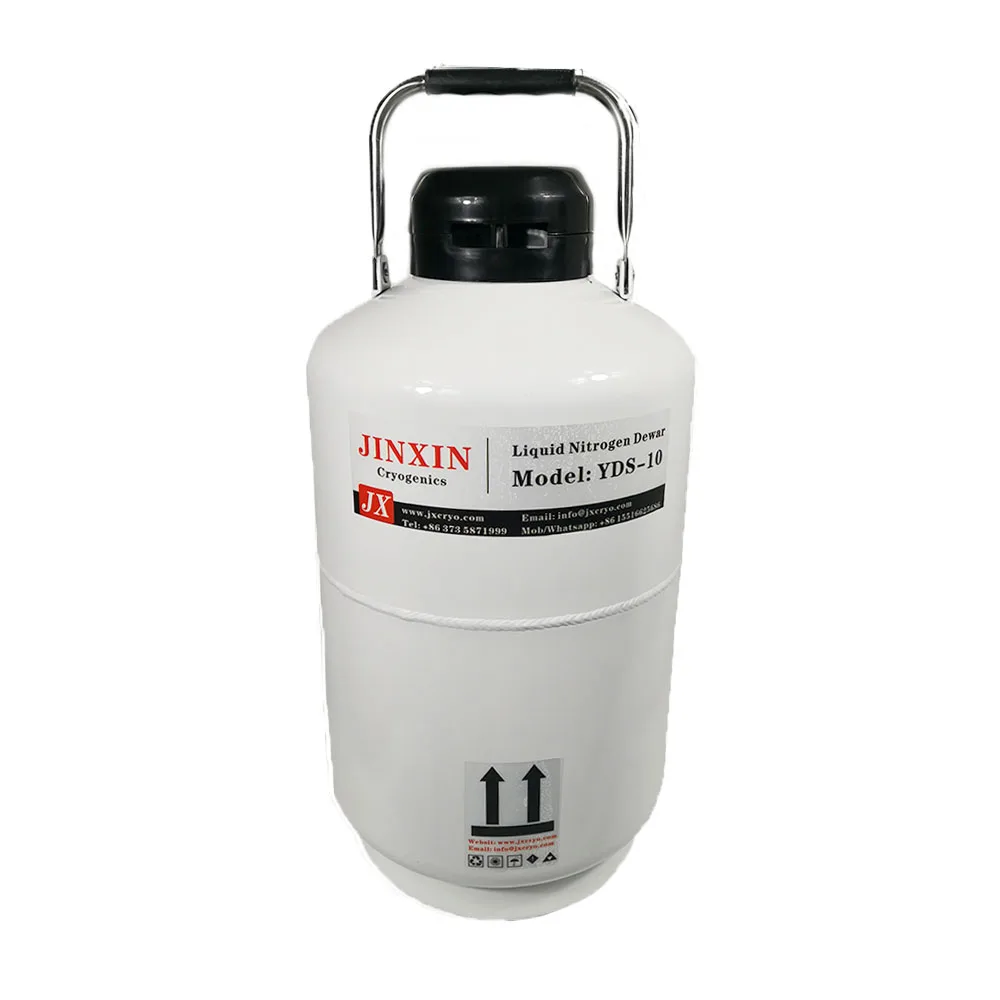 YDS10 10Liter sheep cattle dog semen tank cryogenic storage dewar flask liquid nitrogen container
